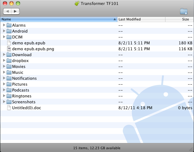 android file transfer mac 10.6.8